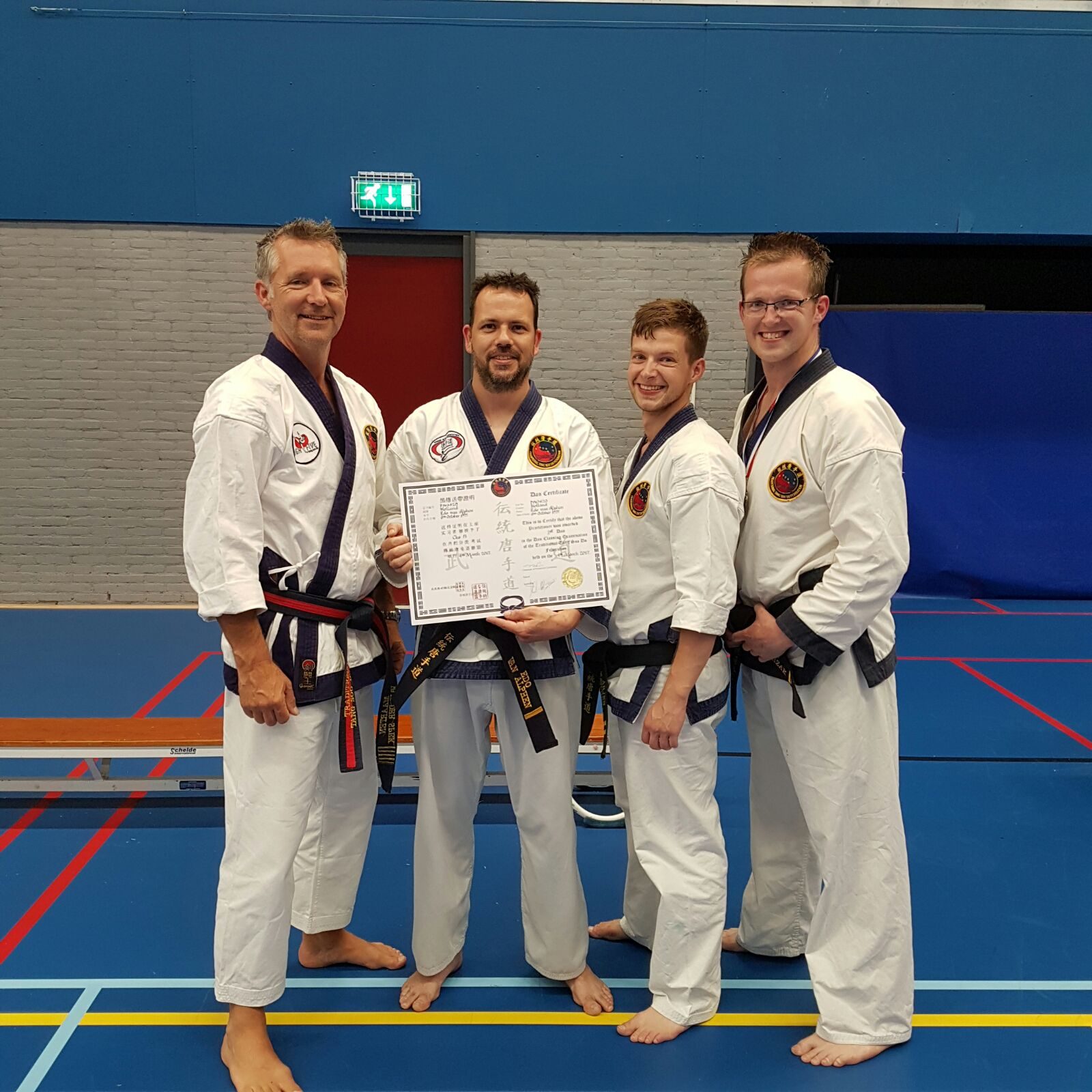 diploma, 1e dan, tang soo do, karate, vechtsport, smallingerland, drachten